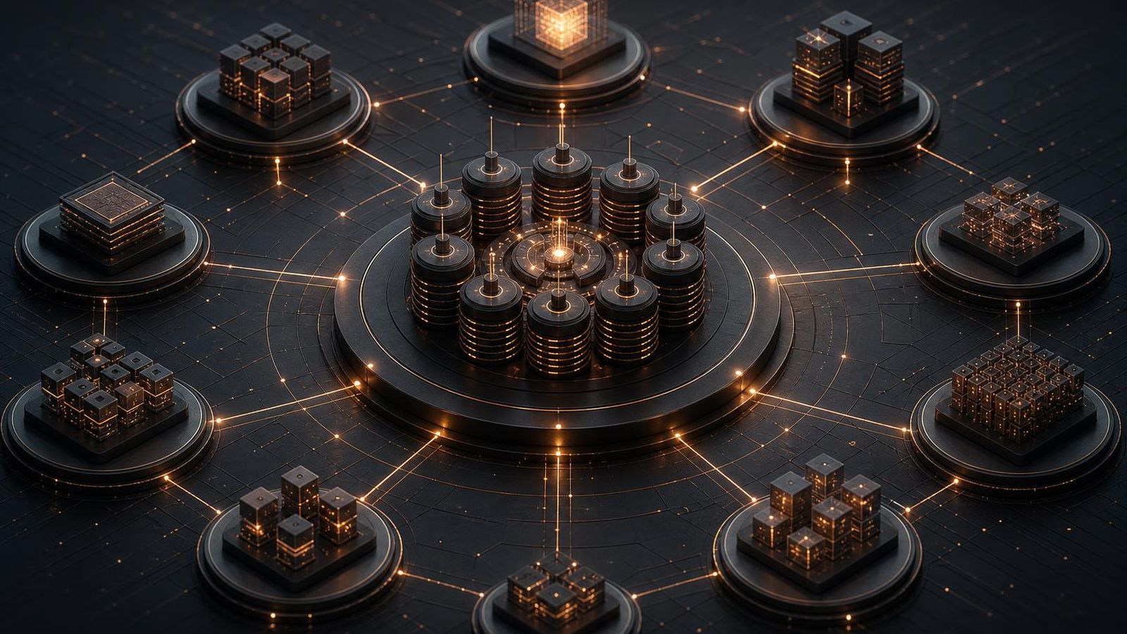 Avalanche's three-chain architecture enabling parallel blockchain environments